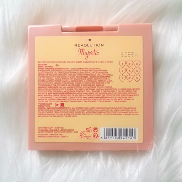 NEW I LOVE REVOLUTION HEART BREAKERS MAJESTIC SHADOW PALETTE - Picture 8 of 9